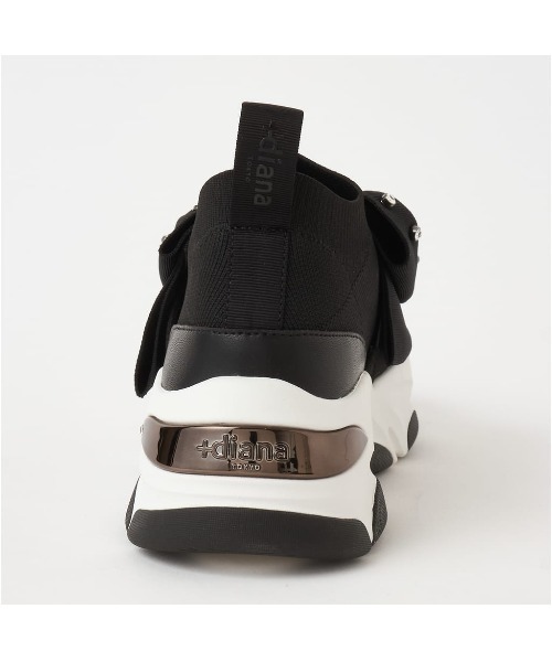 お値下げ中⭐︎ダイアナ　撥水加工リボンデザイン軽量ニットソックススニーカー diana（プラスダイアナ） ブーツ 「撥水加工」軽量ニットソックス