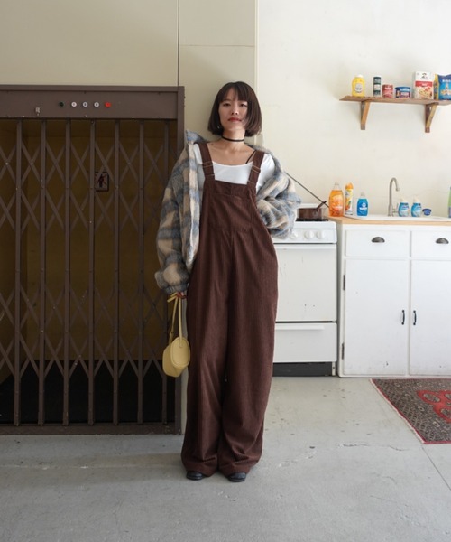 TEEN BOOP ブルゾン アウター シャギーチェックブルゾン レディース