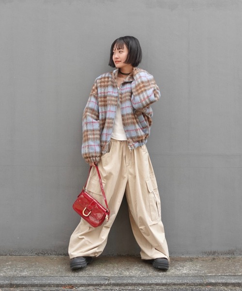 teen boopシャギーブルゾン シャギーチェックブルゾン – TEEN BOOP 公式通販サイト