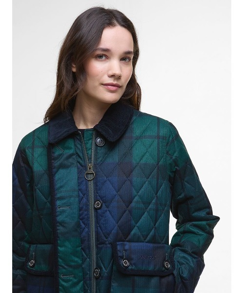 Barbour（バブアー） ブルゾン アウター Loudenタータン キルティング
