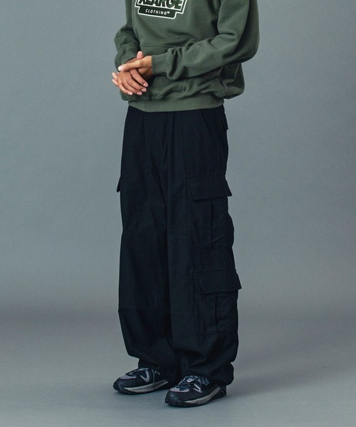 SPECIALGUESTXRICE28カーゴ パンツブラック XL XLARGE（エクストラ ラージ） カーゴパンツ DOUBLE CARGO PANTS メンズ