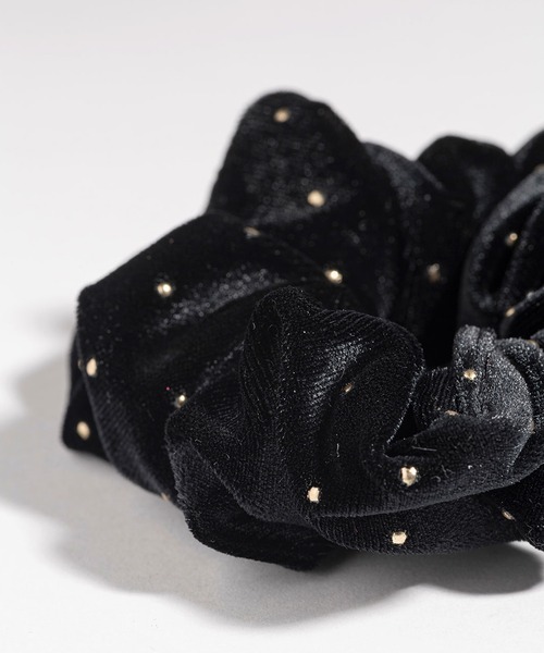 TRESSE（トレス） シュシュ BRIGITTE dot chouchou ストラップ付き