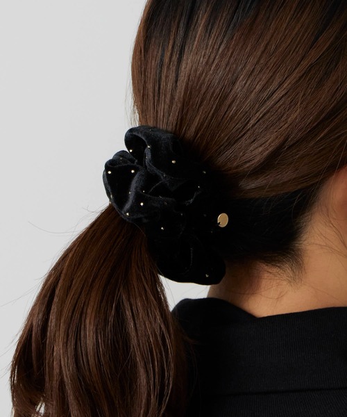 TRESSE（トレス） シュシュ BRIGITTE dot chouchou ストラップ付き