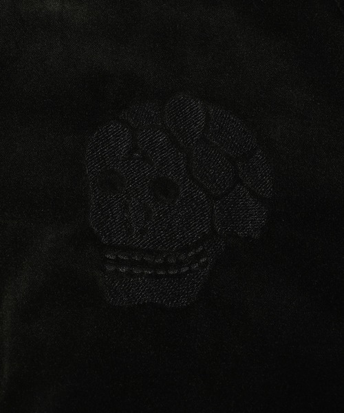 スカジャン 「ADAMPATEK/アダムパテック」aged velour souvenir jacket ベロアスーベニアジャケット スカジャンの画像