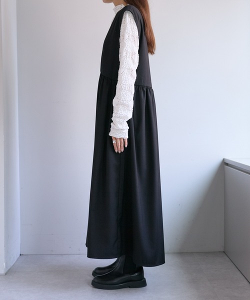 「PUAL CE CIN」 サロペットスカート FREE ブラック レディース_画像3