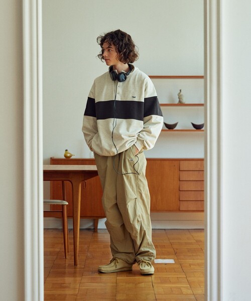 「TOWNCRAFT」 スウェットカットソー LARGE オフホワイト メンズ_画像3