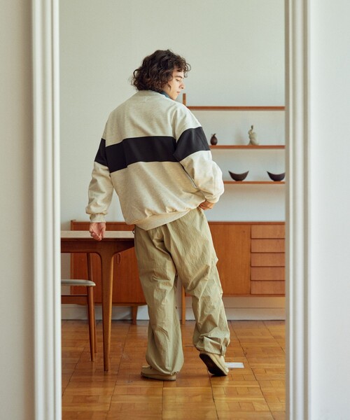 「TOWNCRAFT」 スウェットカットソー LARGE オフホワイト メンズ_画像4