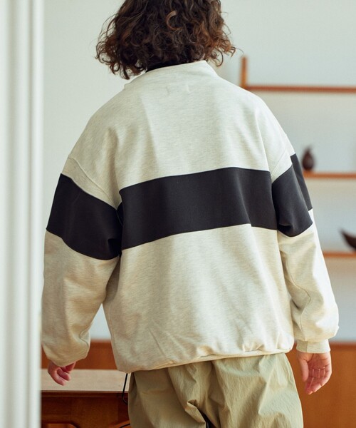 「TOWNCRAFT」 スウェットカットソー LARGE オフホワイト メンズ_画像9