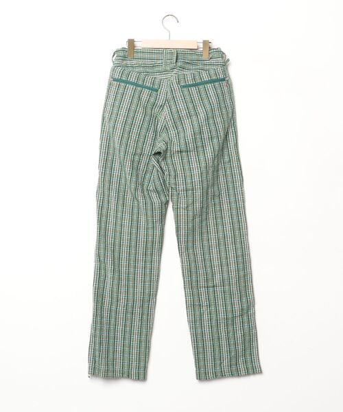 「MACKDADDY」 ストライプ柄パンツ 0 グリーン メンズ_画像2