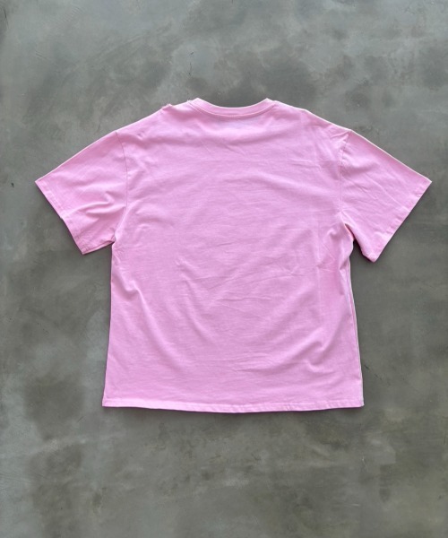 「SHAGGIE」 半袖Tシャツ FREE ピンク レディース_画像6