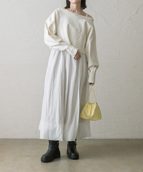 「mystic」 コンビワンピース 2 ベージュ レディース_画像2