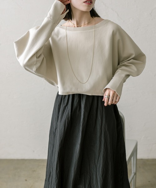 「mystic」 コンビワンピース 2 ベージュ レディース_画像9