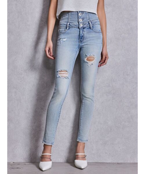 GYDA（ジェイダ） ジーンズ デニム デニムパンツ ハイウエストバック