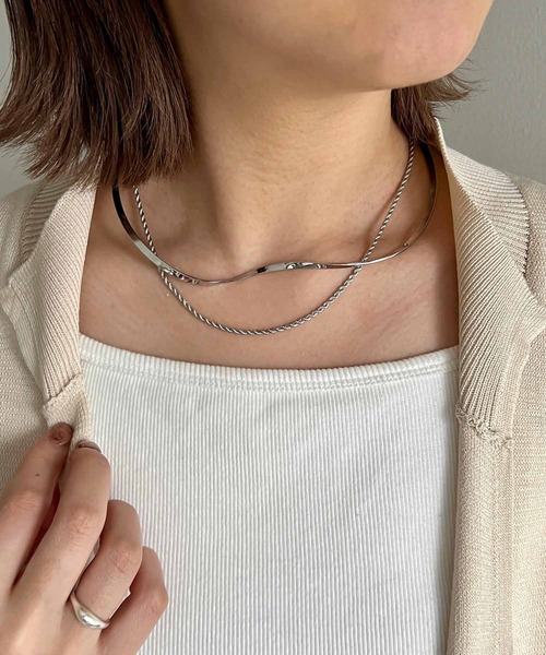 「GOLDY」 ネックレス FREE シルバー レディース_画像5