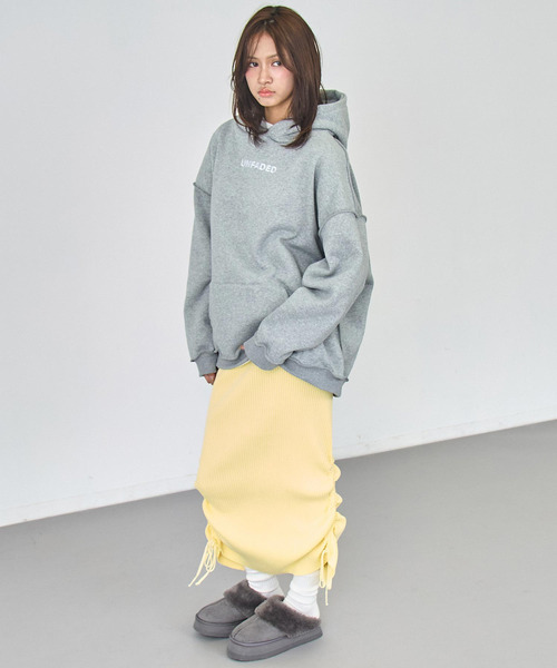 ANAP（アナップ） パーカー アウトシーム 裏起毛 スウェット