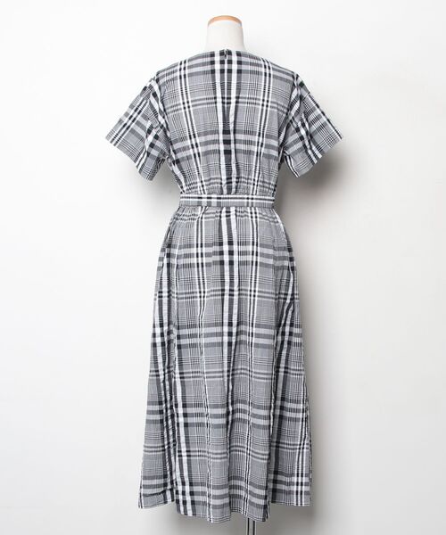 「MACKINTOSH PHILOSOPHY」 半袖ワンピース 38 ブラック レディースの画像