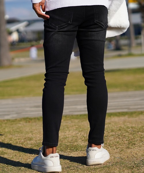 adamsJUGGLER（アダムスジャグラー） スキニーデニムパンツ S ブラック