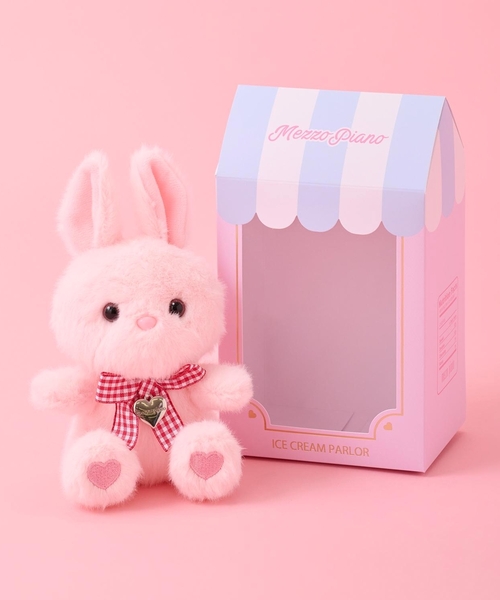 mezzo piano チャーム 「BOX付」メゾピアノフレンズ ぬいぐるみ