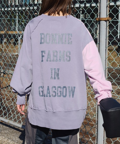 「etsinta」 スウェットカットソー ONE SIZE オレンジ レディース_画像4