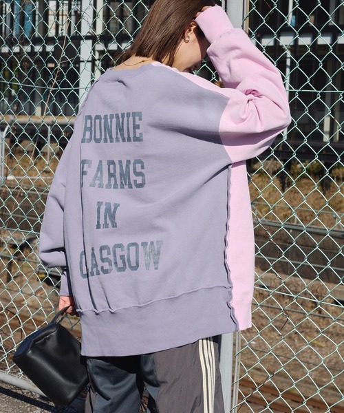 「etsinta」 スウェットカットソー ONE SIZE オレンジ レディース_画像5