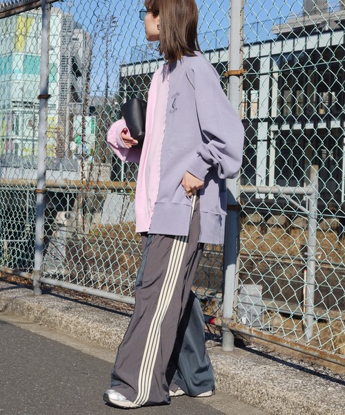 「etsinta」 スウェットカットソー ONE SIZE オレンジ レディース_画像7