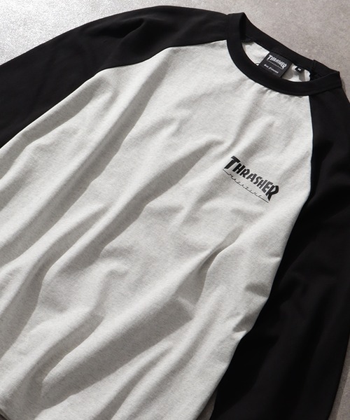 「THRASHER」 長袖Tシャツ L ホワイト メンズ_画像4