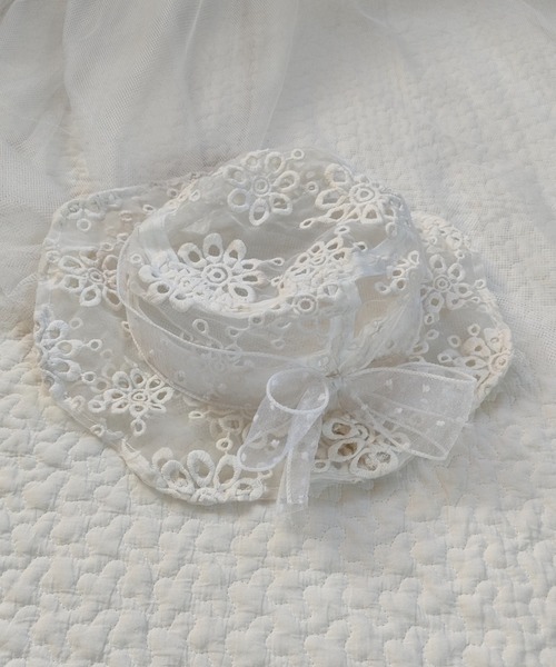 「kids zoo」 「KIDS」帽子 50 ホワイト キッズ_画像6