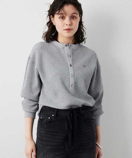 Whim Gazette（ウィム ガゼット） tシャツ サーマルヘンリープル