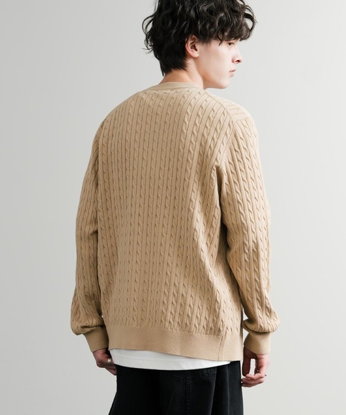 THE NORTH FACE エクスプローラーテックセーターカーディガン 茶 M THE NORTH FACE（ザ ノースフェイス） ニットカーディガン L ブラック