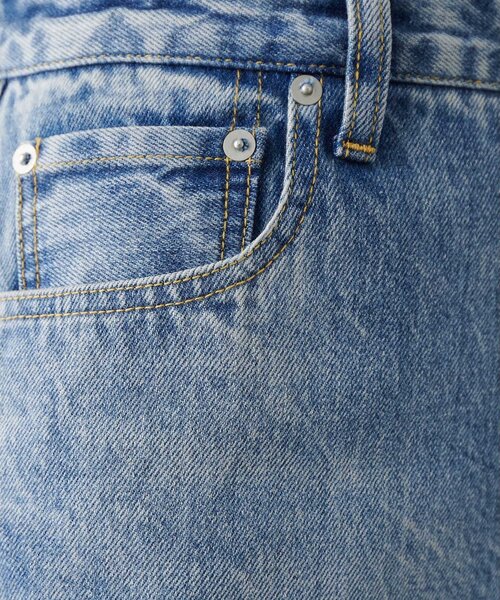 ジーンズ デニム デニムパンツ ストレートデニム レディースの画像