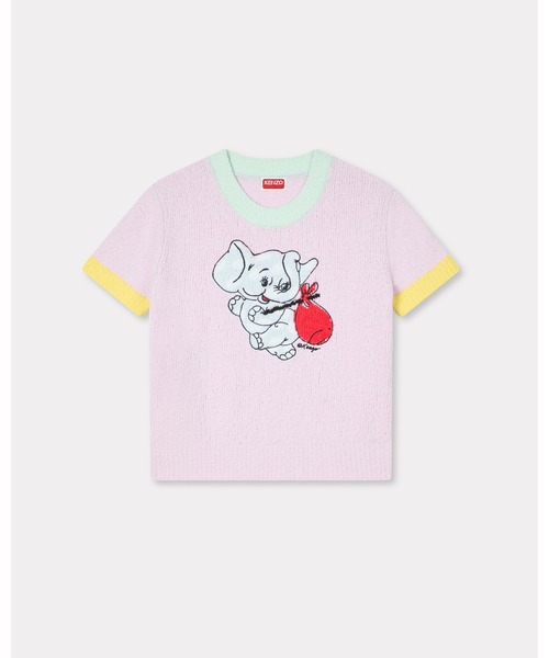 'KENZO Cartoon' クロップド トップス イン スポンジー コットン レディースの画像