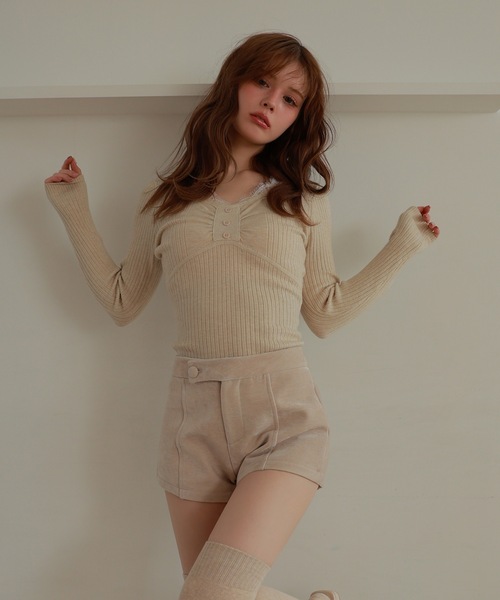 パンツ Doll mini pants M DOLLY パンツ center seam clea mini pants/センターシームクレア