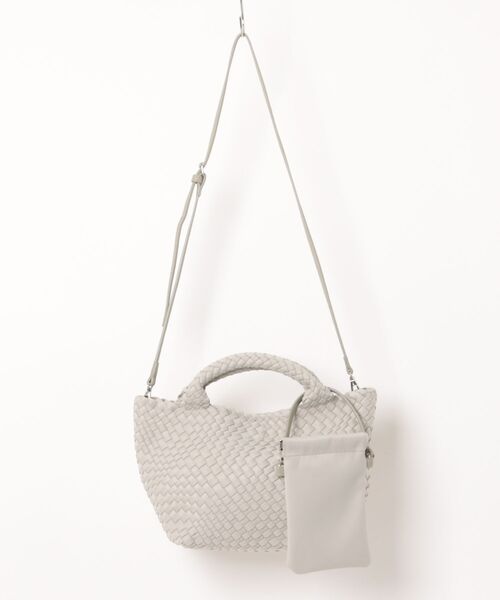 トートバッグ HERB/Intrecciato Tote Bag with 2Way Pouch/ツーウェイポーチ付きトートバッグ レディース メンズ