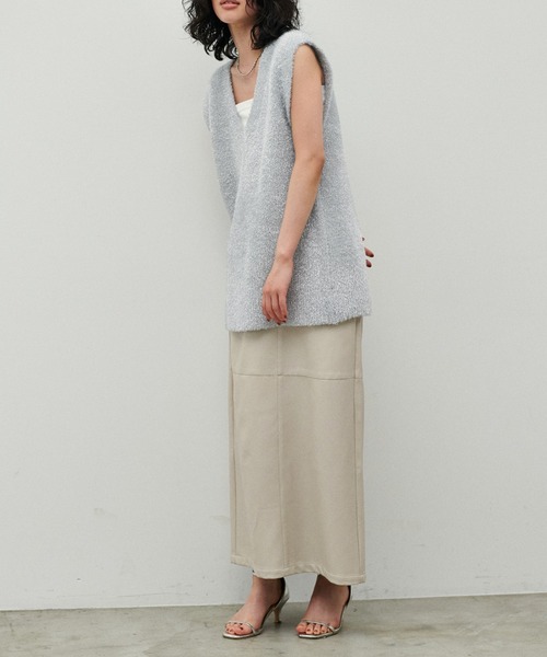 「LARUTA」 セットアップ FREE オフホワイト レディース_画像2