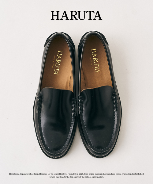 HARUTA（ハルタ） ローファー 417別注 Vamp Loafers メンズ : ZOZOTOWN
