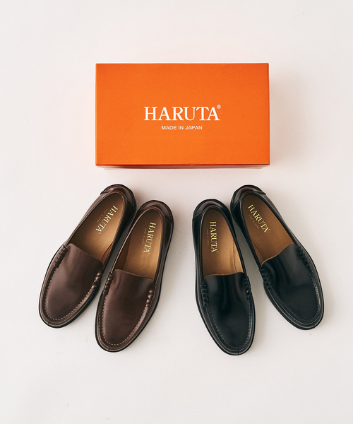 HARUTA（ハルタ） ローファー 417別注 Vamp Loafers メンズ : ZOZOTOWN