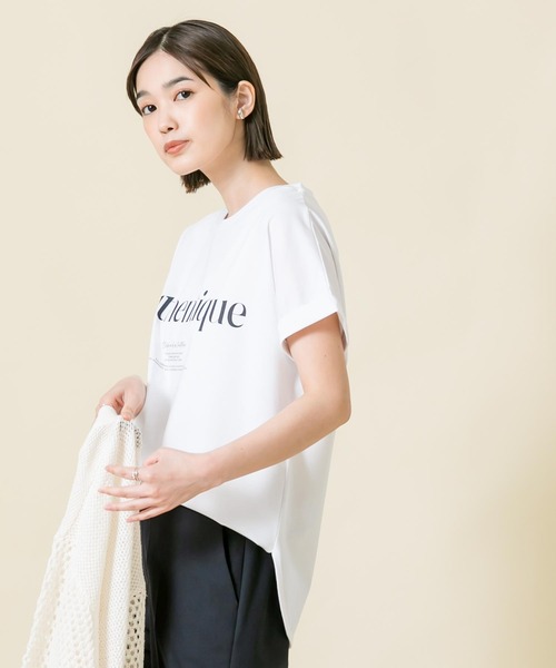 「Gready Brilliant」 半袖Tシャツ 38 オフホワイト レディース_画像4