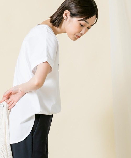 「Gready Brilliant」 半袖Tシャツ 38 オフホワイト レディース_画像9