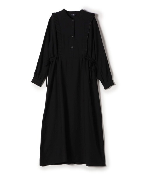 「SHIPS Colors」 長袖ワンピース ONE SIZE ネイビー レディース_画像2