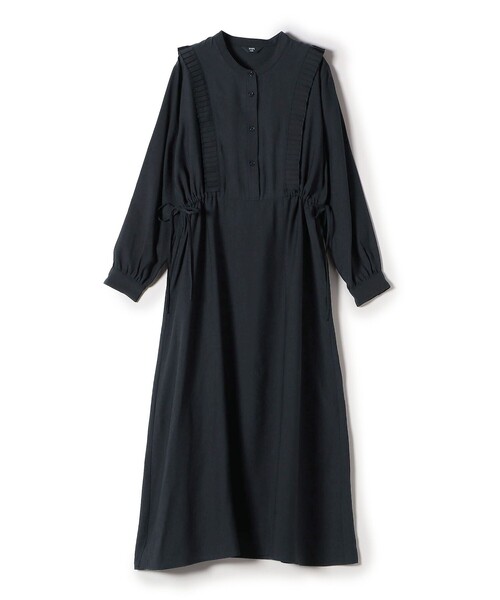 「SHIPS Colors」 長袖ワンピース ONE SIZE ネイビー レディース_画像3