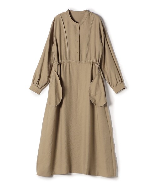 「SHIPS Colors」 長袖ワンピース ONE SIZE ネイビー レディース_画像7