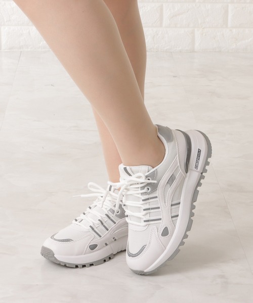 「Lace Ladies」 ローカットスニーカー 24 ピンク レディース_画像5