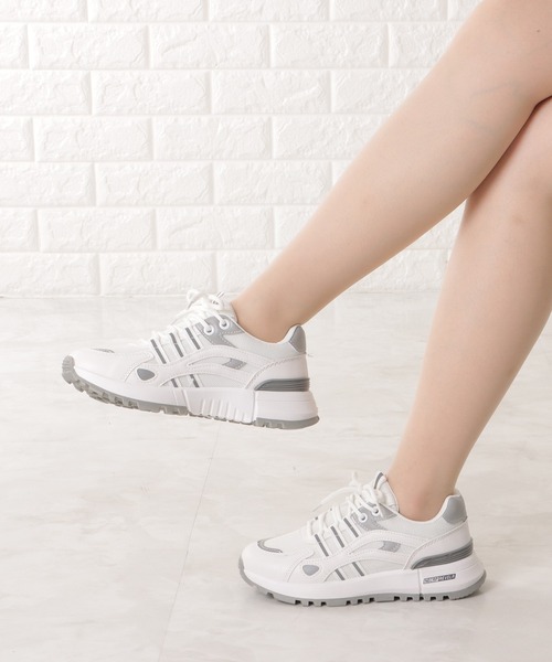 「Lace Ladies」 ローカットスニーカー 24 ピンク レディース_画像6