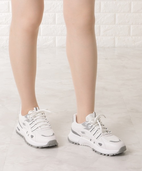 「Lace Ladies」 ローカットスニーカー 24 ピンク レディース_画像7
