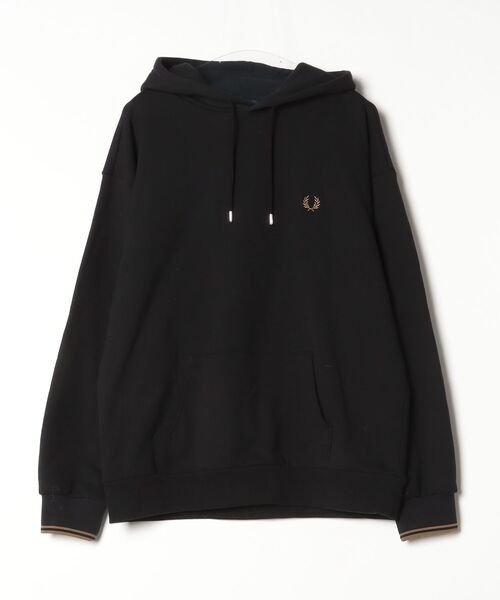 FRED PERRY(フレッドペリー) プルオーバーパーカー L ブラック FRED PERRY(フレッドペリー) プルオーバーパーカー L ブラック