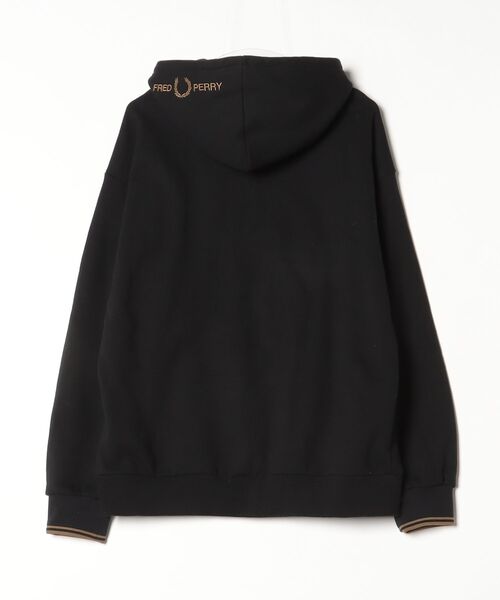 FRED PERRY（フレッドペリー） プルオーバーパーカー L ブラック
