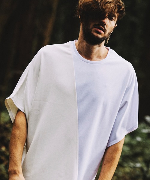 「NO ID.」 半袖Tシャツ ONE SIZE ブラック メンズ_画像2