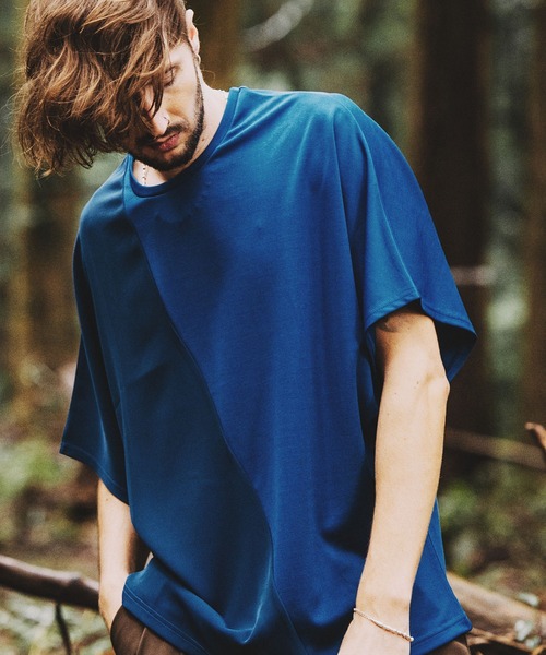 「NO ID.」 半袖Tシャツ ONE SIZE ブラック メンズ_画像5