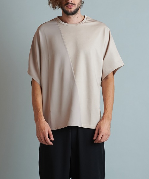 「NO ID.」 半袖Tシャツ ONE SIZE ブラック メンズ_画像7