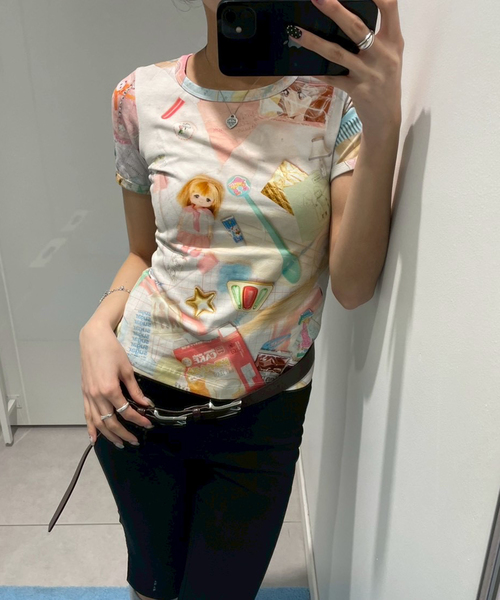 tシャツ 「Ashley Williams」 BABY TEE レディース メンズの画像